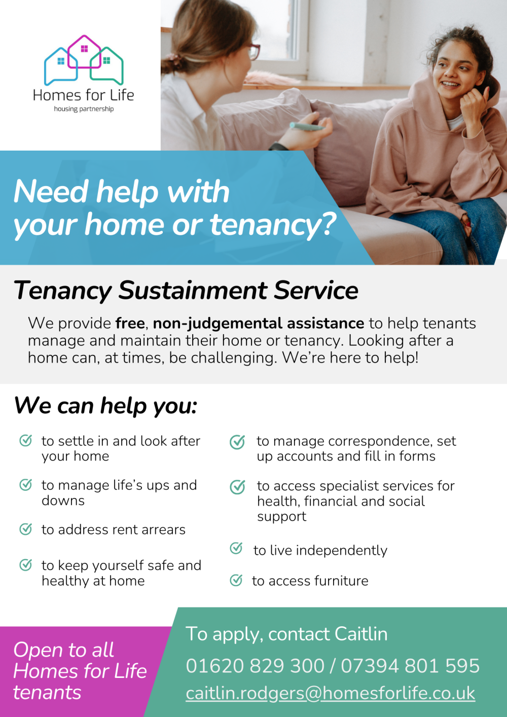 Tenancy Sustainment Flyer